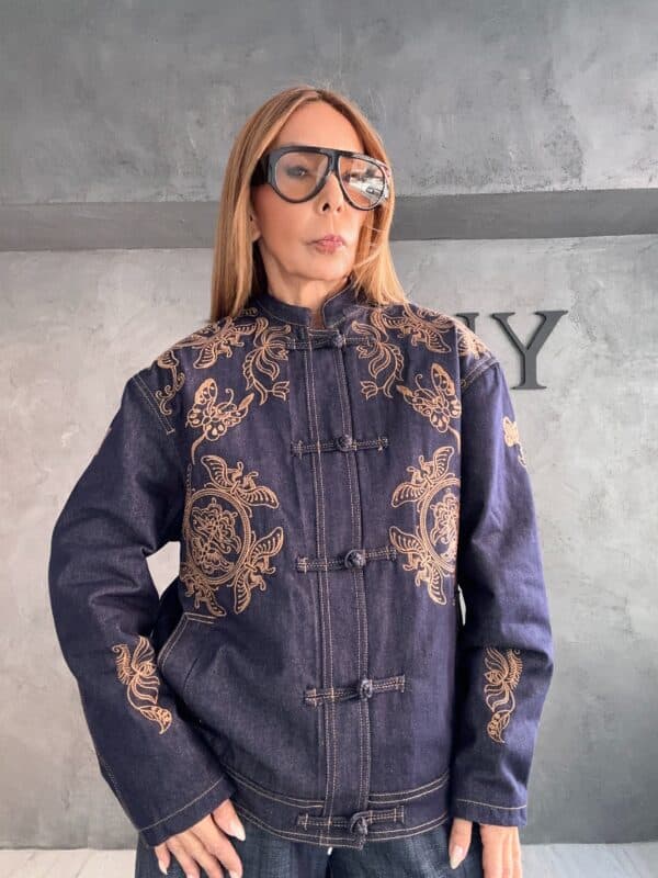 Μπουφάν Τζιν με Κέντημα - New Collection